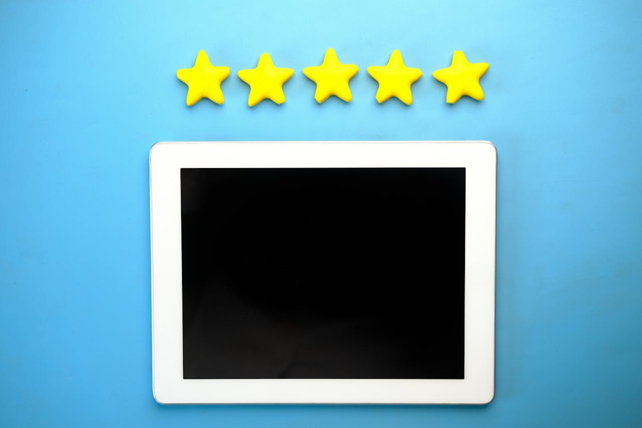 5 stars above tablet