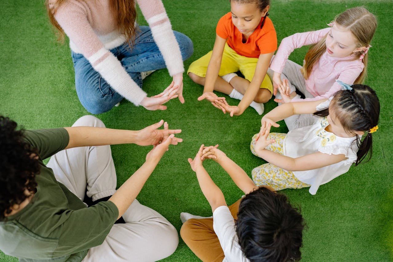 children playing