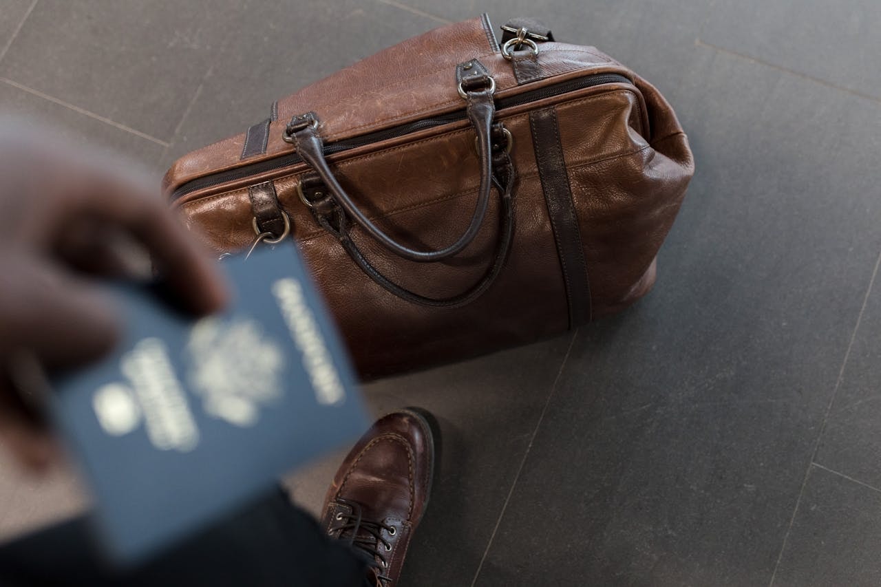 bag and passport