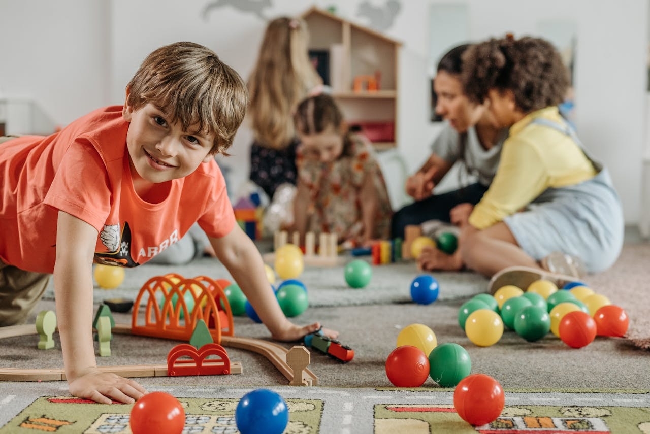 Children playing