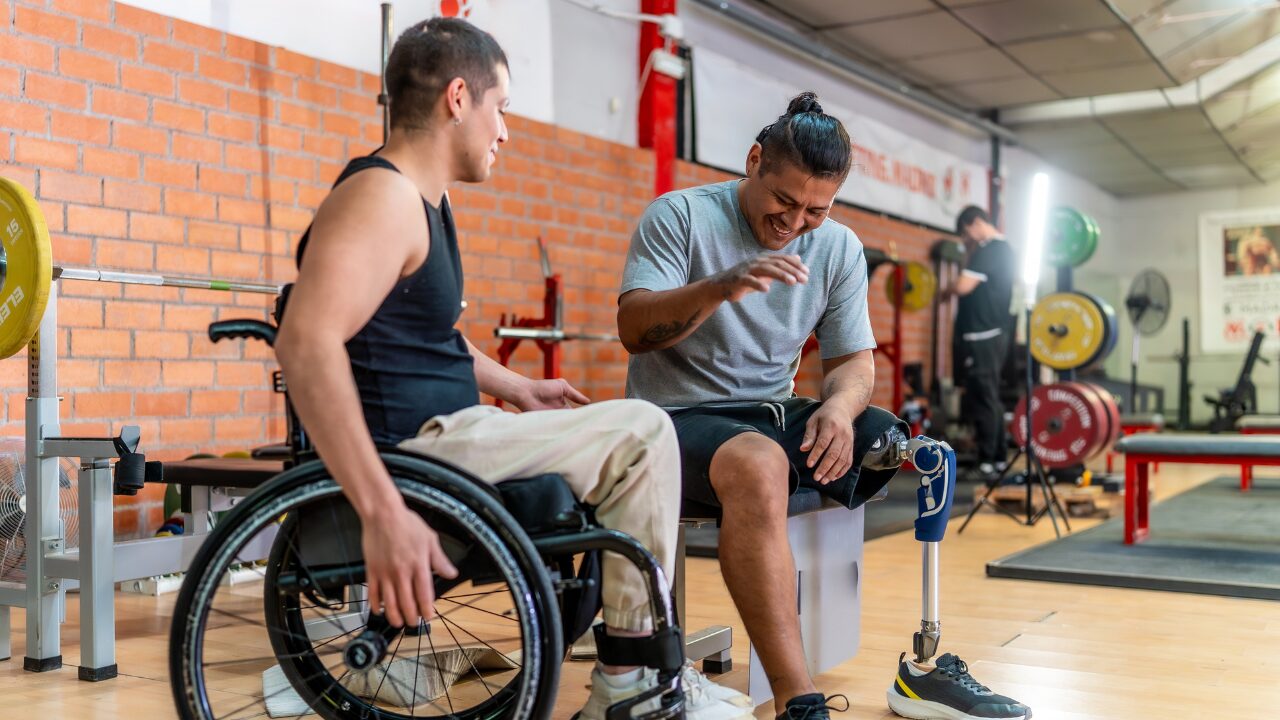 gym with people with disability