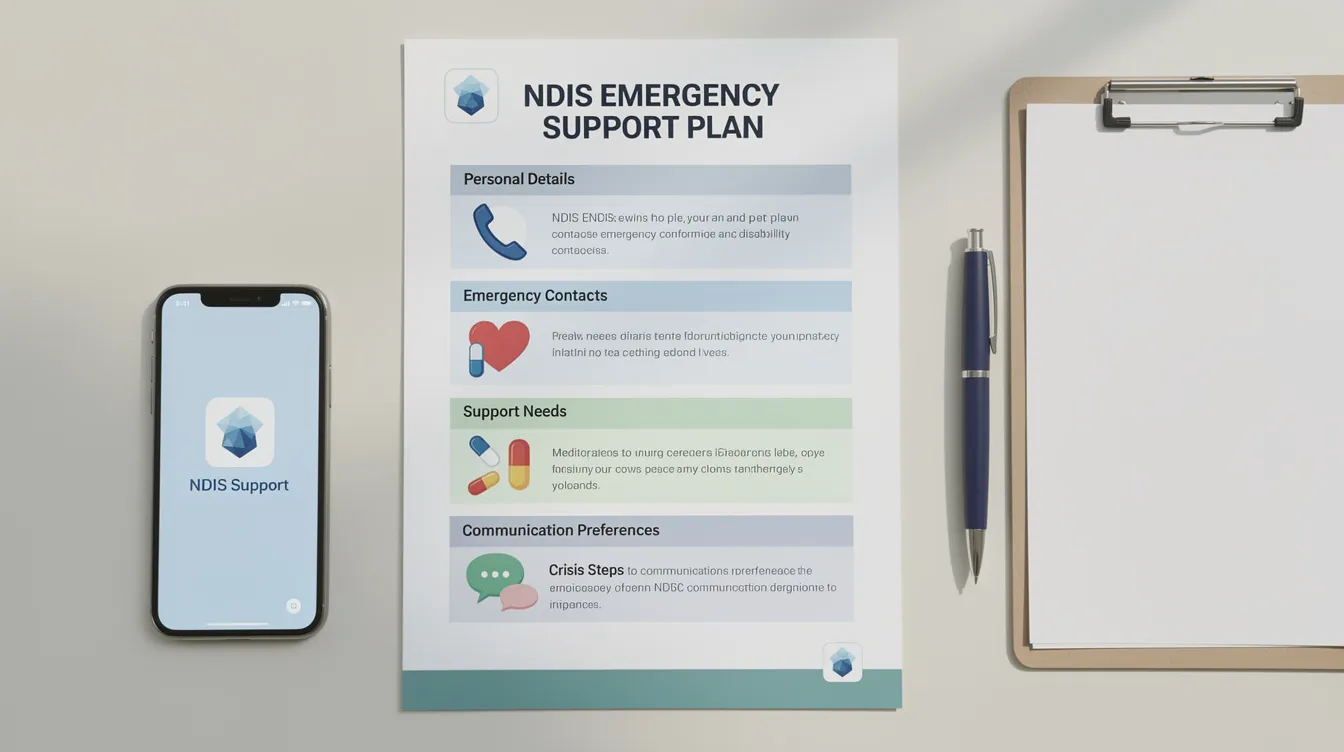 ndis emergency support plan