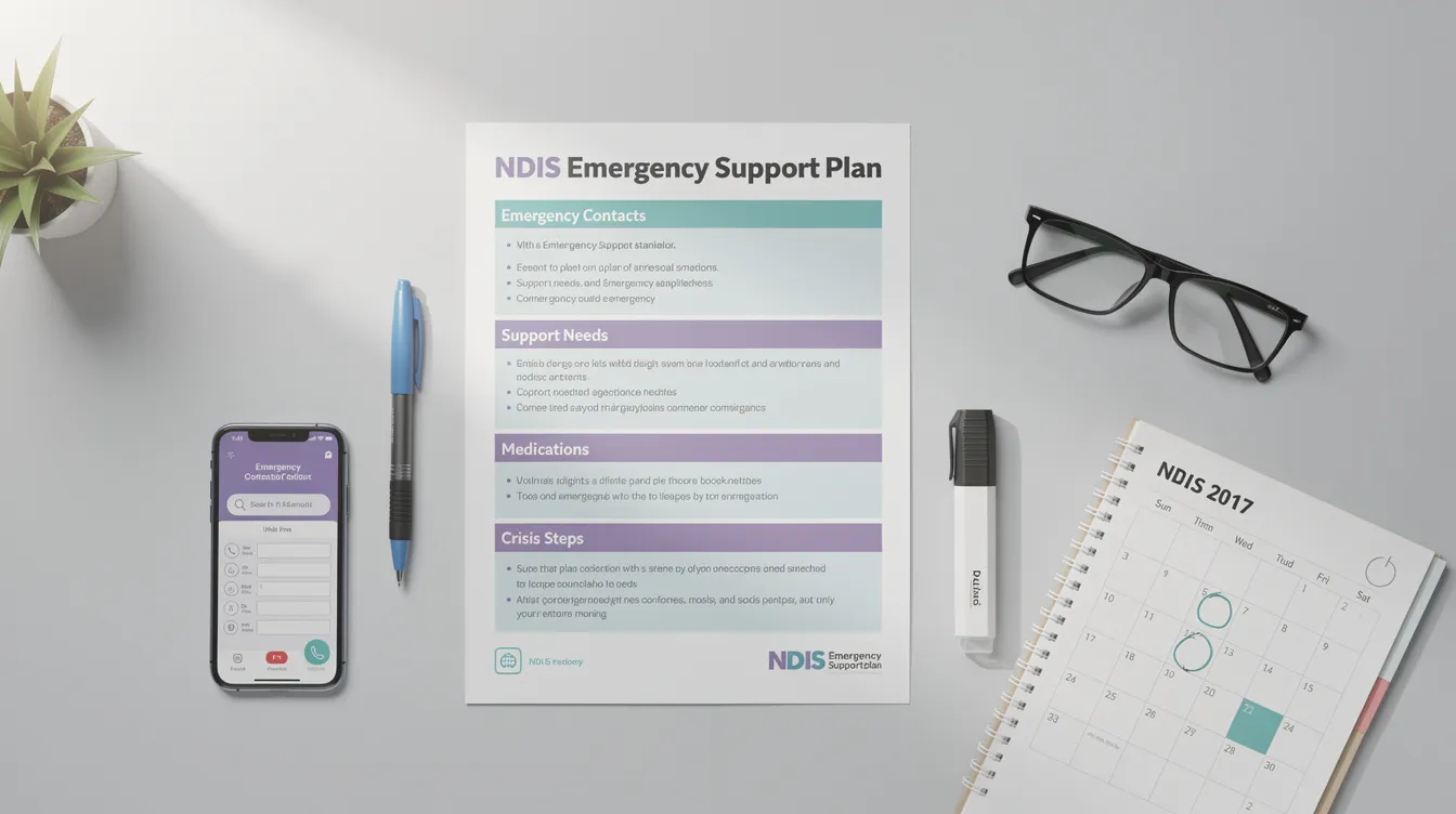 ndis emergency support plan