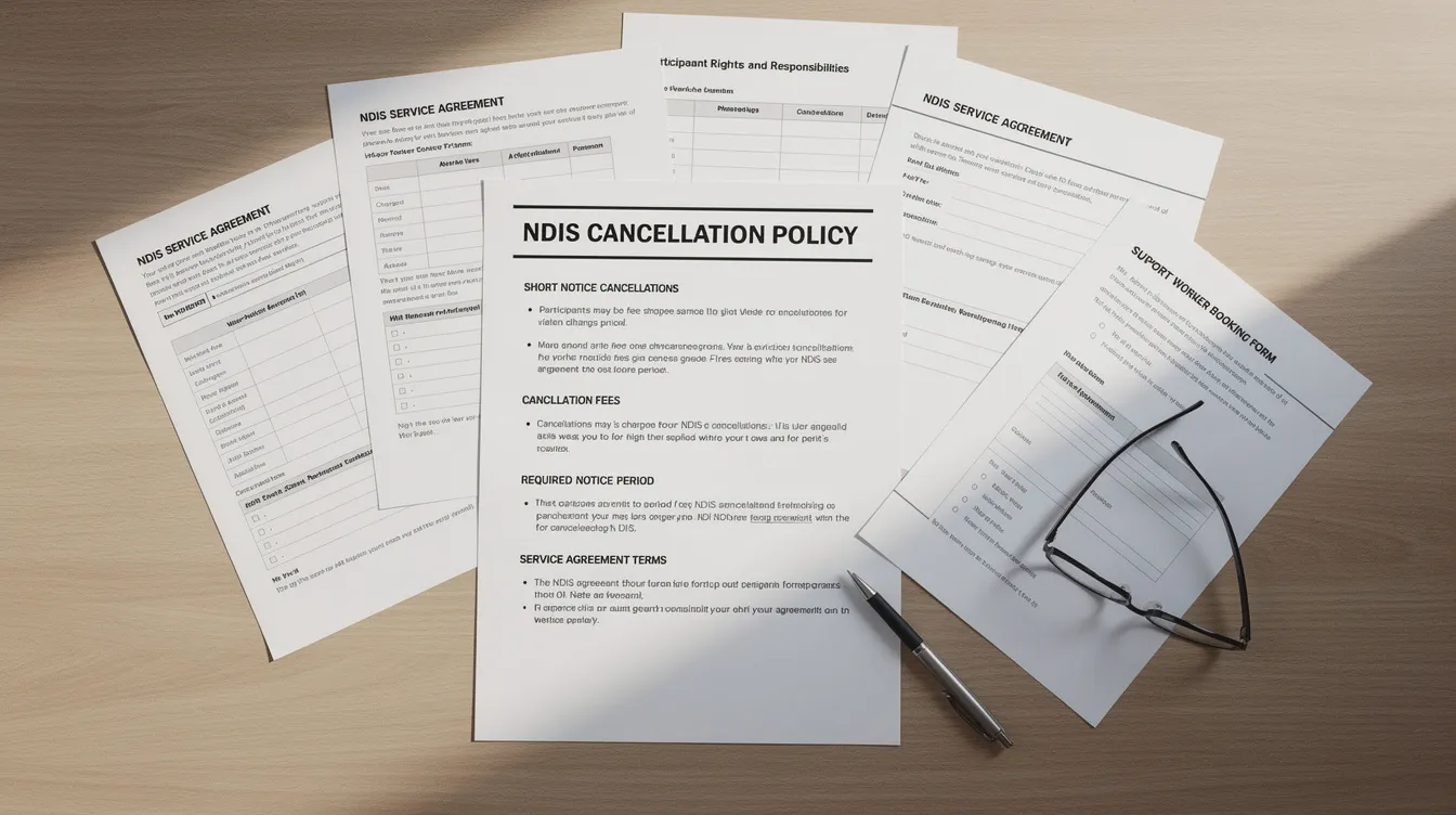 ndis cancellation fees